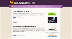 Desktop Screenshot of goldengrovecc.asn.au